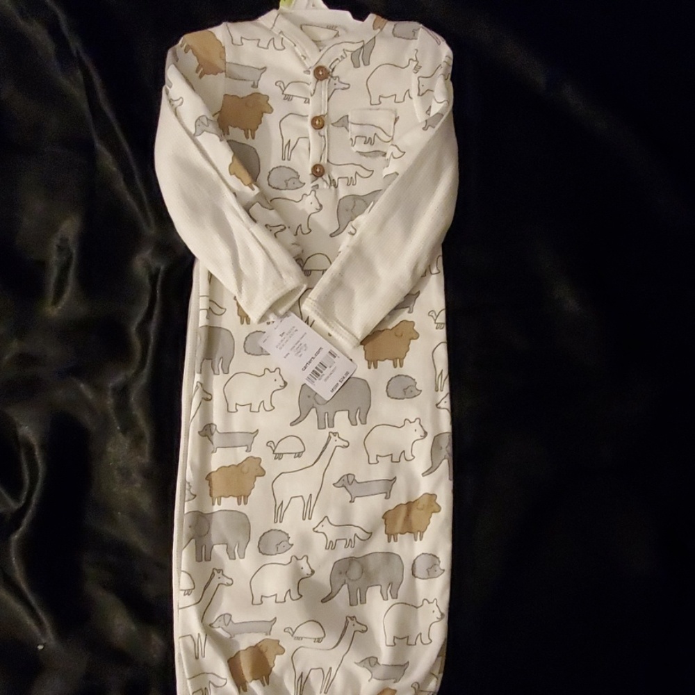 Carter's 2pc Little Baby Basics Sleeper Gown